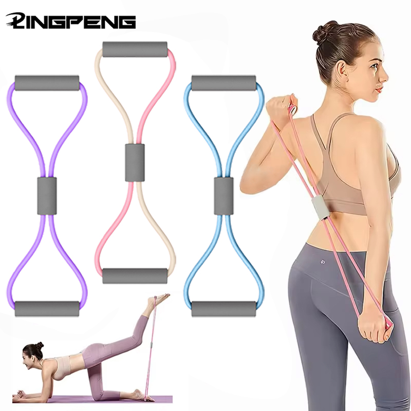 Yoga Fitness Stretching Strap - 1 Adet Ev Spor Salonu Elastik