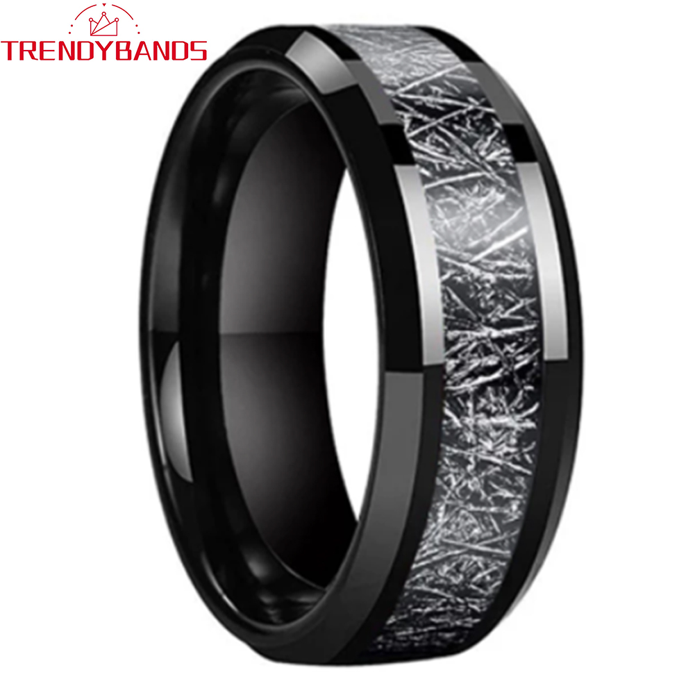 Fitness Tracker Band - 8mm 6mm kadın erkek Tungsten alyanslar