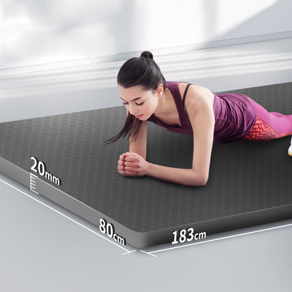 Yoga Fitness Factory - Fabrikalarda Kaymaz, Genişletilmiş ve Kalınlaştırılmış 15mm