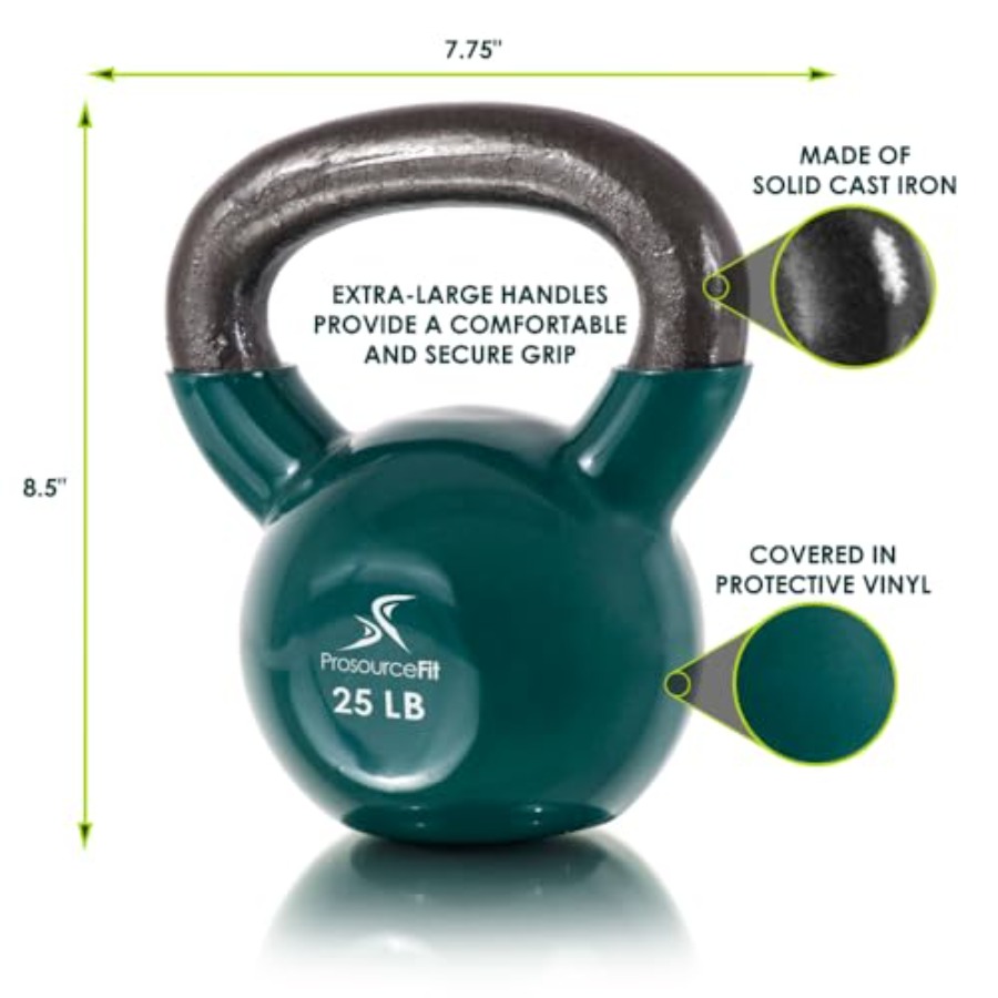 Vinil Kaplı Dökme Demir Kettle - Kettlebell incelemesi ve fiyatı