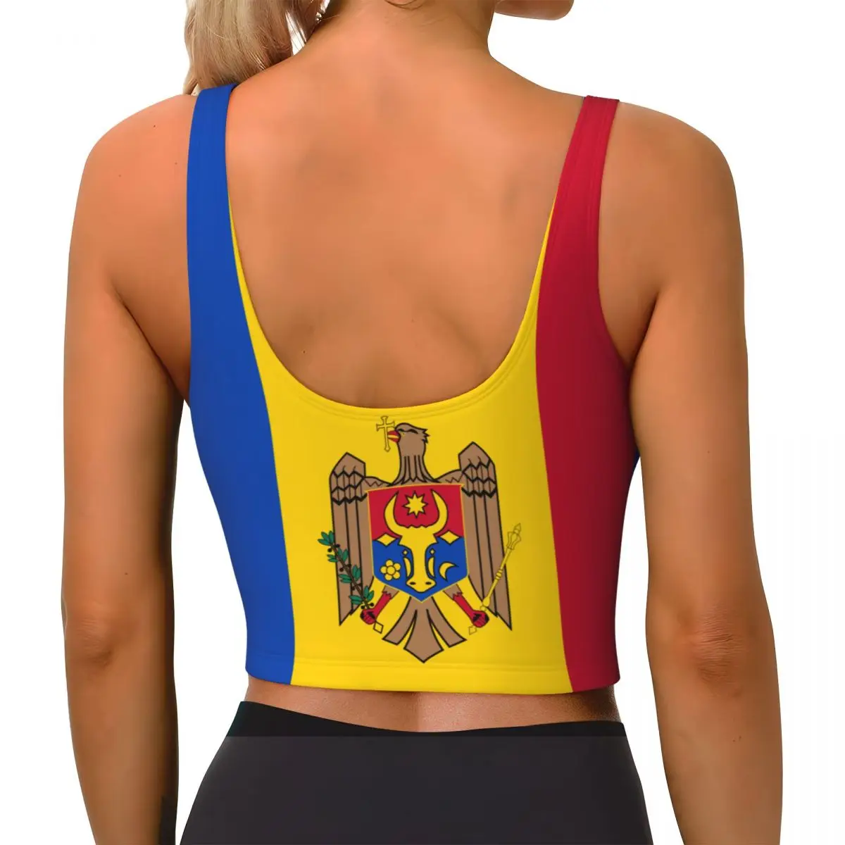 Moldova Bayrağı Temel Üstler K - Yoga Và Fitness incelemesi ve fiyatı