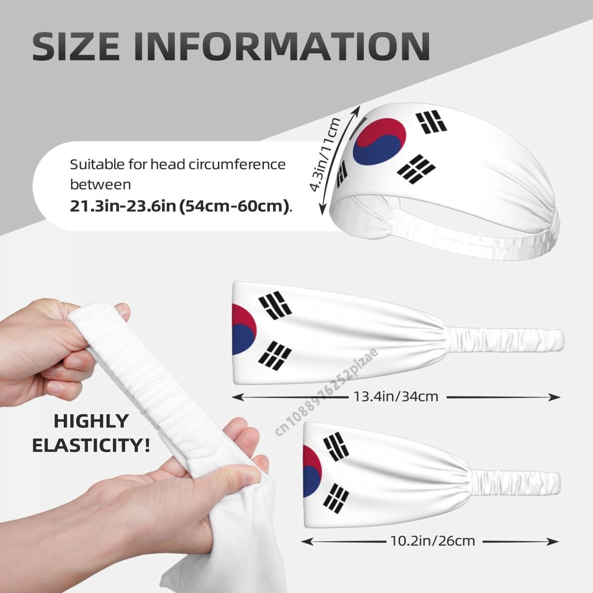 Güney Kore Bayrağı Erkek Kadın - Yoga Fitness Stretching Strap incelemesi ve fiyatı