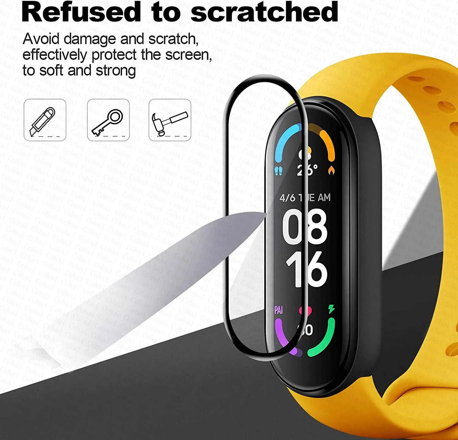 9D koruyucu film Xiaomi Mi Ban - Fitness Tracker Band incelemesi ve fiyatı