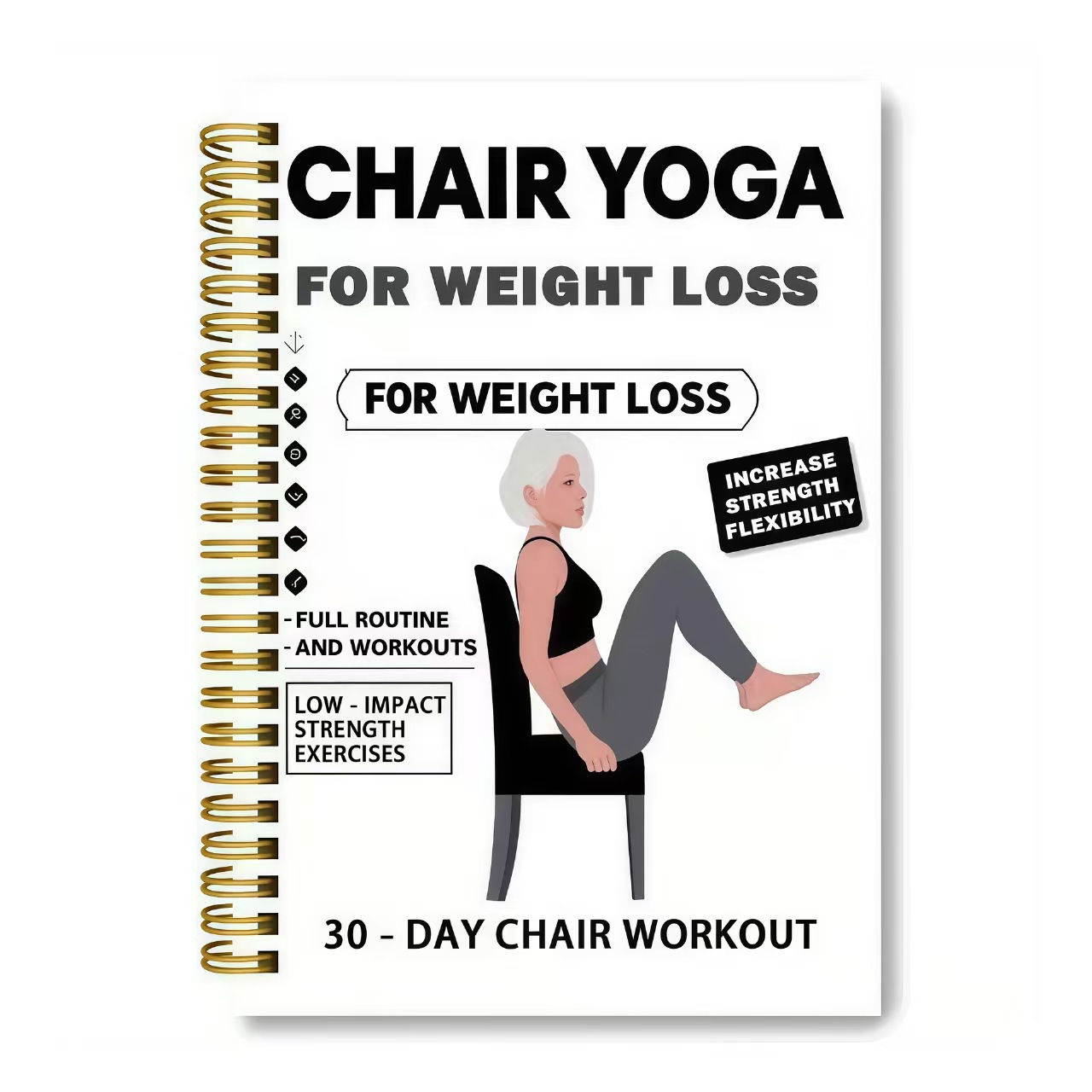 Yaşlılar İçin Sandalye Yoga Eg - Yoga Fitness Journal incelemesi ve fiyatı